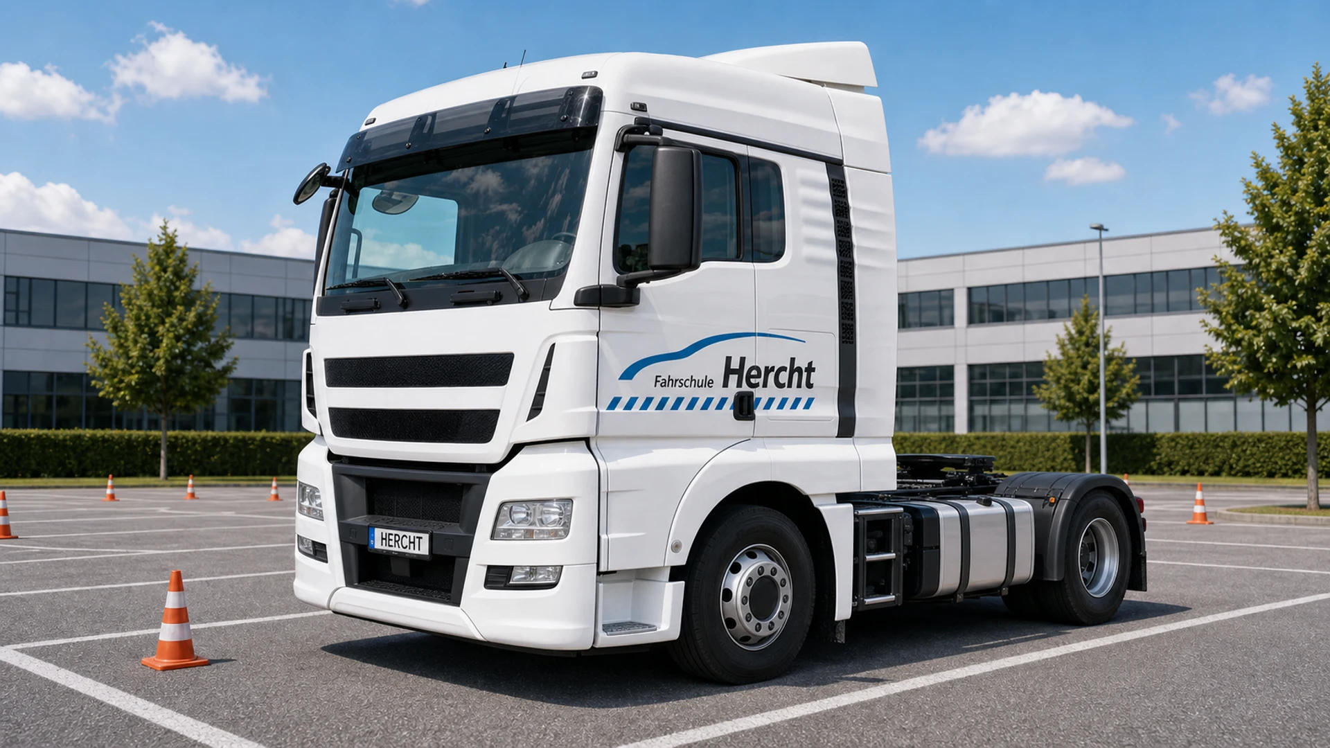 Lkw bei Fahrschule Hercht in Wolfsburg