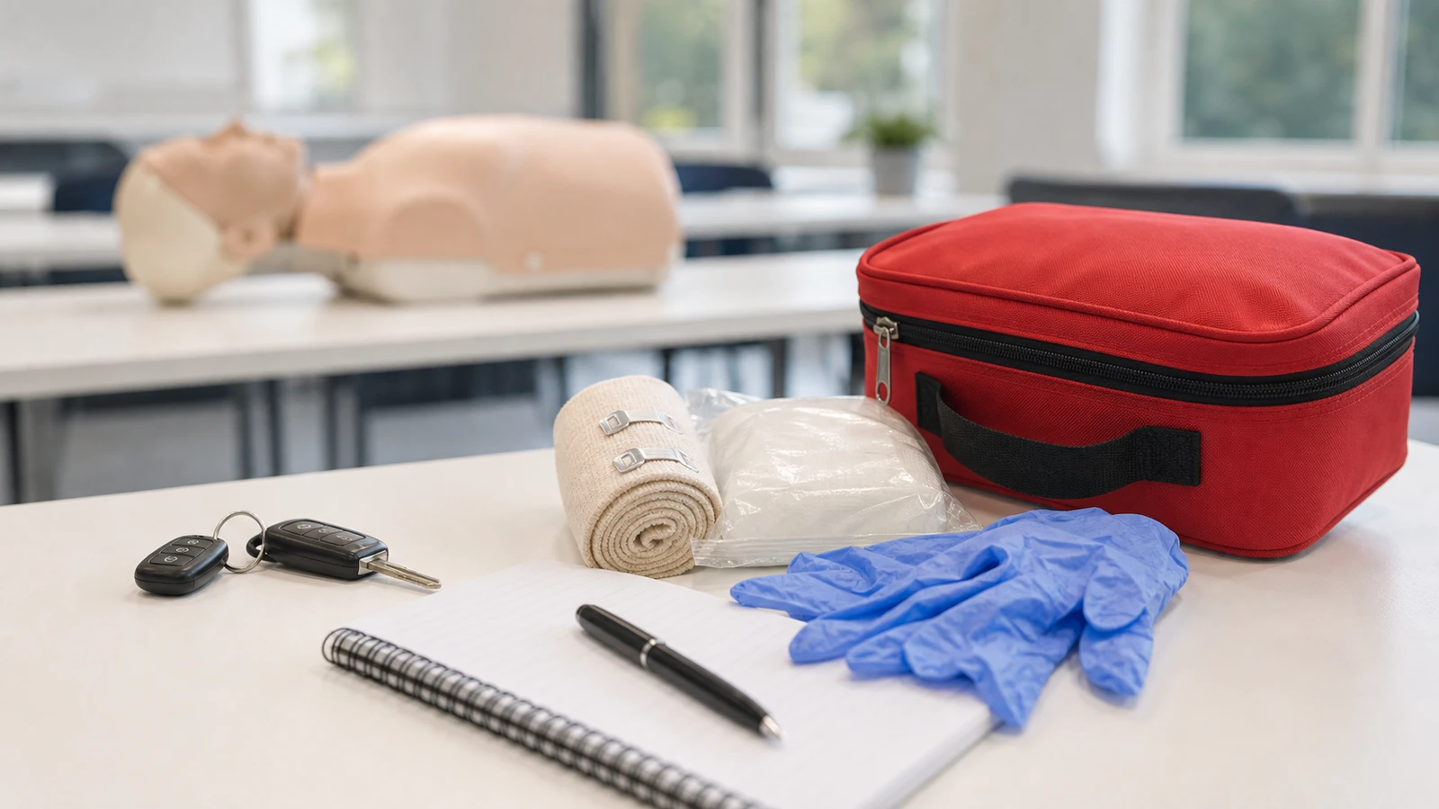 Erste-Hilfe-Kurs Nachweis und Führerscheinunterlagen